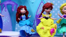 Little Kingdom Dolls Dress Up at Disney Frozen Elsas Castle   Princess Makeover Playset Ice Palace