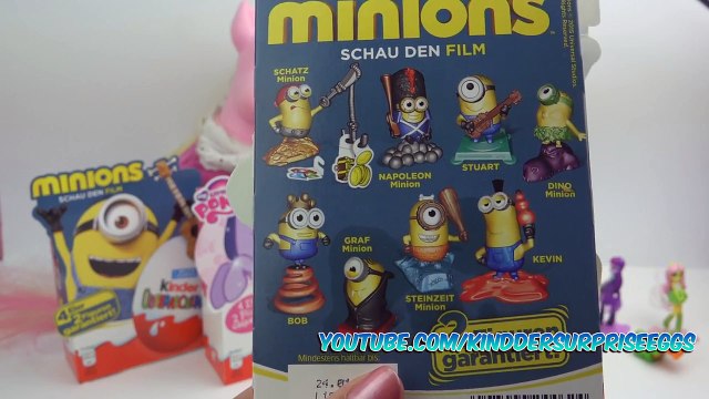Яйца с сюрпризом My Little Pony Minions 16 Киндер Сюрпризов Моя Маленькая Пони и Миньоны