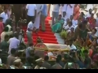 Loud clamour outside Rajaji Hall in Chennai