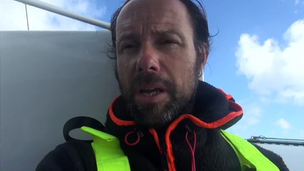 Tour du Monde Sodebo J+45 - La 16ème vidéo du bord dans le contournement des Açores
