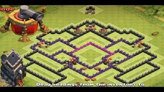 Town Hall 9 War and Trophy Base with Airsweeper