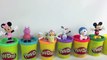 Learn the Numbers 1-10 Play Doh Snoopy Dancing Mickey Mouse Elsa Frozen Olaf Peppa Pig Minnie Mouse