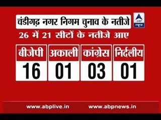 Chandigarh Municipal polls: BJP workers celebrate as party takes lead in 16 seats