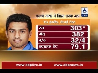 Karun Nair becomes second Indian to hit triple century; Know all about him here