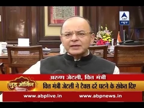 Arun Jaitley hints at low tax rates due to demonetisation