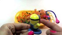 Orbeez Doll Bath Time with Surprises Minions Suzy Sheep Crusty TMNT Hello Kitty - Eggs and Toys TV