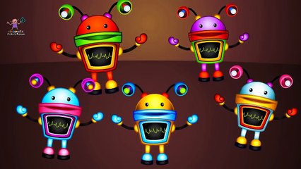 Robot Finger Family Song | Robot Cartoon Singing Finger Family Song for Children Babies