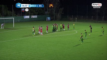 Coup franc plein axe