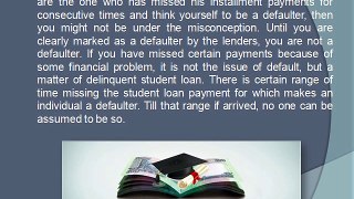 Distinguish Between Delinquencies & Defaults on Student Loan