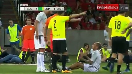 Le penalty horrible de D'Alessandro et Abreu