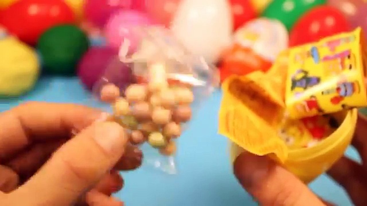 Surprise Eggs, Kinder Surprise Cars 2 Thomas Spongebob Disney Pixar Huevo kinder Sorpresa