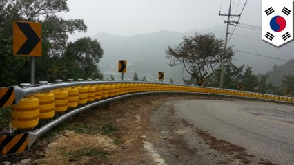 South Korea company designs rolling guardrail that could save lives in auto accidents