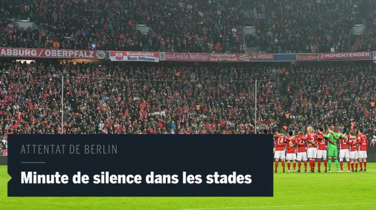 Minute de silence dans les stades allemands