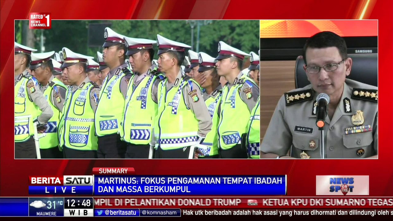 Konferensi Pers Mabes Polri Terkait Hari Raya dan Terorisme