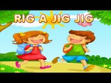 RIG A JIG JIG - Famous Nursery Rhymes - Music and Songs for kids, Children, Babies