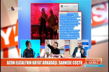 Acun Ilıcalı'nın hayat arkadaşı, sahnede coştu