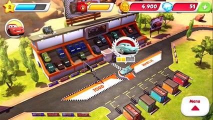 Disney Pixar Cars Fast as Lightning - Todd Marcus VS Flo