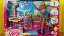 Frozen Barbie Doll Gymnastics Class with Elsa and Chelsea Doll Gymnast Set Parody Toy Review