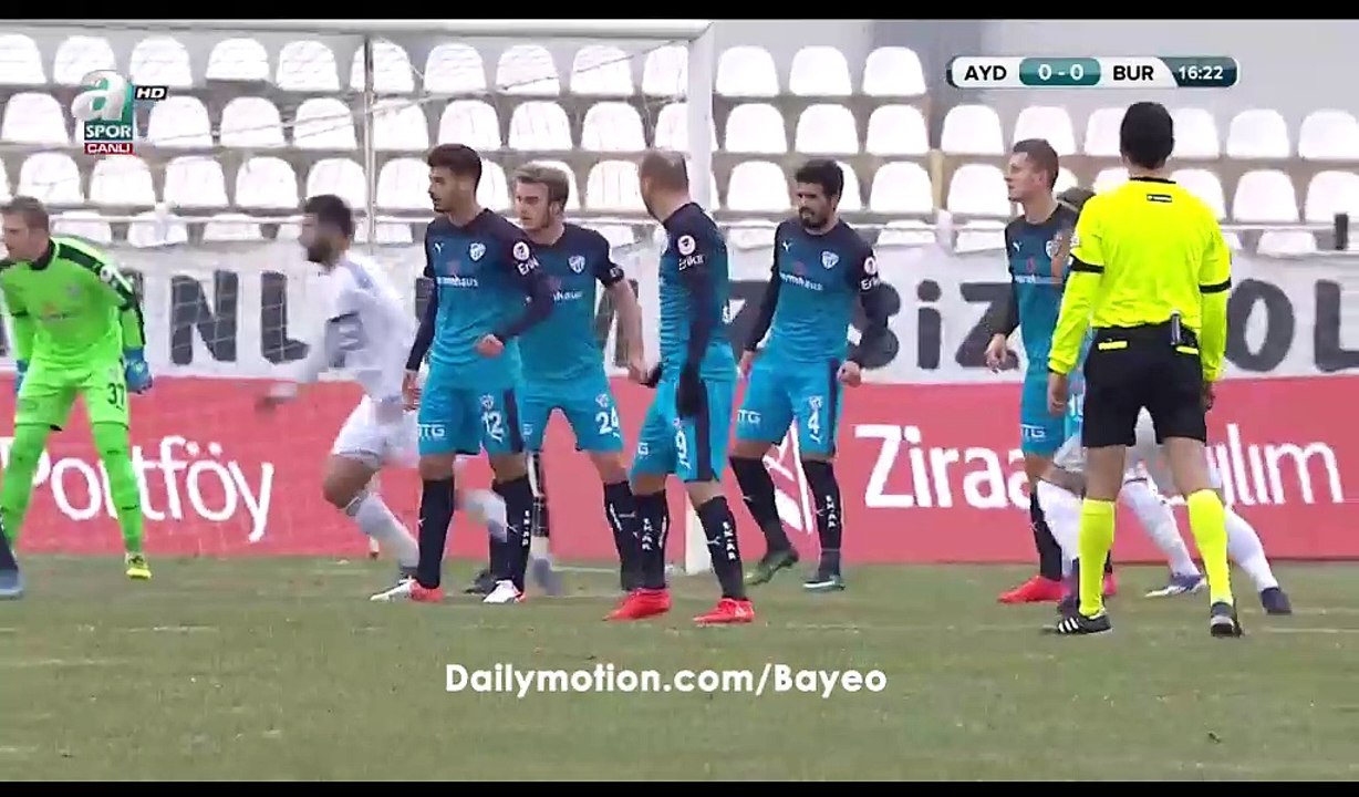Reso Akin Goal HD - Aydinspor 1-0 Bursaspor - 22.12.2016