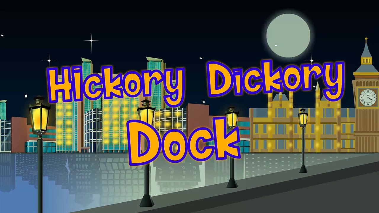 Hickory Dickory Dock Nursery Rhyme With Lyrics
