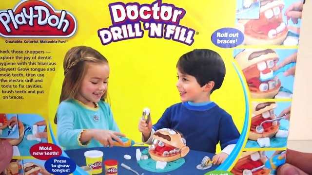 Play Doh Dr Drill n Fill Dentist Playset Unboxing