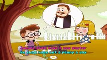 See Saw Margery Daw - Popular Nursery Rhymes - Karaoke For Kids [Vocal 4K]