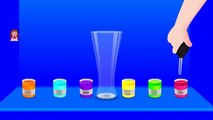 Colors for Children to Learn with Colors Liquid Stacking - Colours for Kids to Learn