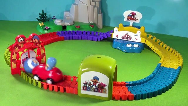 Pocoyo Super Circuit Race Track - Disney Cars Toys Collector and surprise eggs