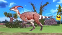 Learn Dinosaurs Names | Styracosaurus T-Rex Parasaurolophus Titanosaurus Pteranodon