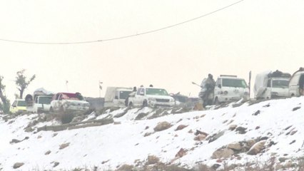 Sous la neige, évacuation des derniers rebelles d'Alep