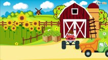 Le Tracteur Rouge - Dessins animés en français - La Voiture Pour Enfants