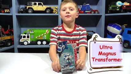 Ultra Magnus Transformers - Unboxing & Review of toys - Video for Children - Playtime for kids