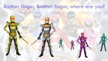 Power Rangers - Megaforce - Finger Family Song Daddy Finger Nursery Rhymes