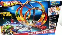 Hot Wheels deutsch Triple Track Twister UNBOXING - Rennbahn für Spielzeugautos