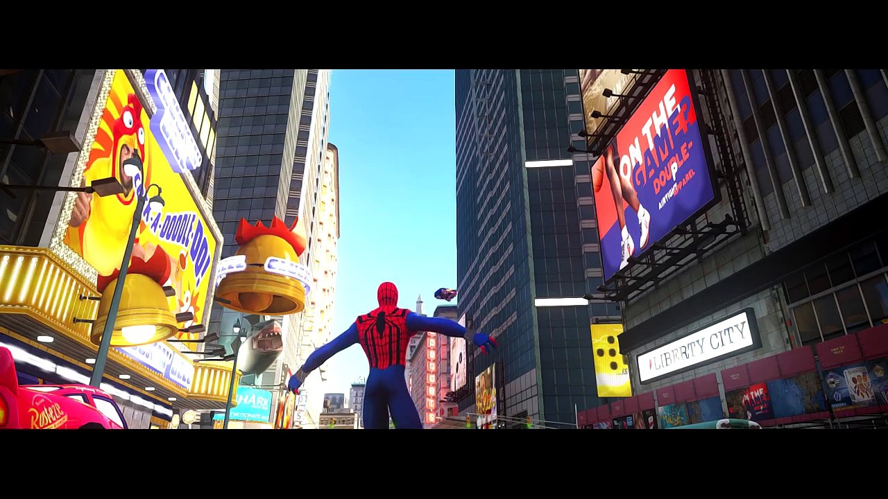 Disney Cars Pixar Spiderman Nursery Rhymes & Lightning McQueen Colors (Children Songs with Action)