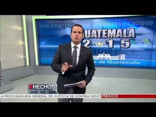 ¡Exclusiva a punteros para elecciones de Guatemala 2015!