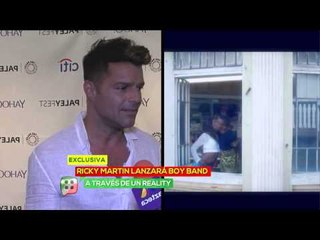 Ricky Martin lanzará una boy band en un reality