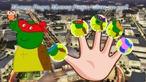 5 Ninja Turtles Peppa Pig Family Finger Rhymes / Peppa Pig Ninja Rhymes Finger 5 familiares
