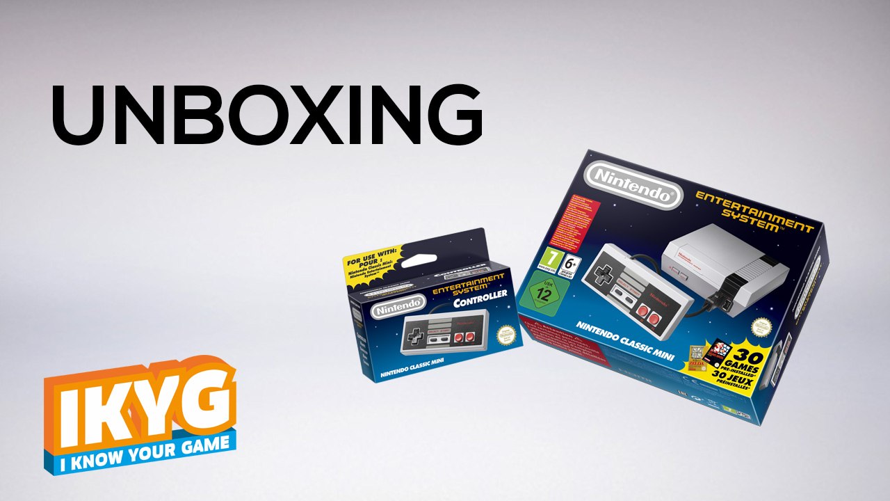 Unboxing nintendo classic mini nes