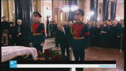 مراسم تكريم وطنية في روسيا لسفيرها الذي اغتيل بتركيا