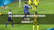 J17 : USL Dunkerque - US Quevilly-Rouen (1-2), le résumé