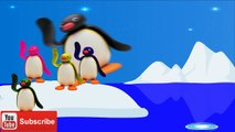 five little pingu jumping on the bed | 5 Little Monkeys Jumping on the bed Song