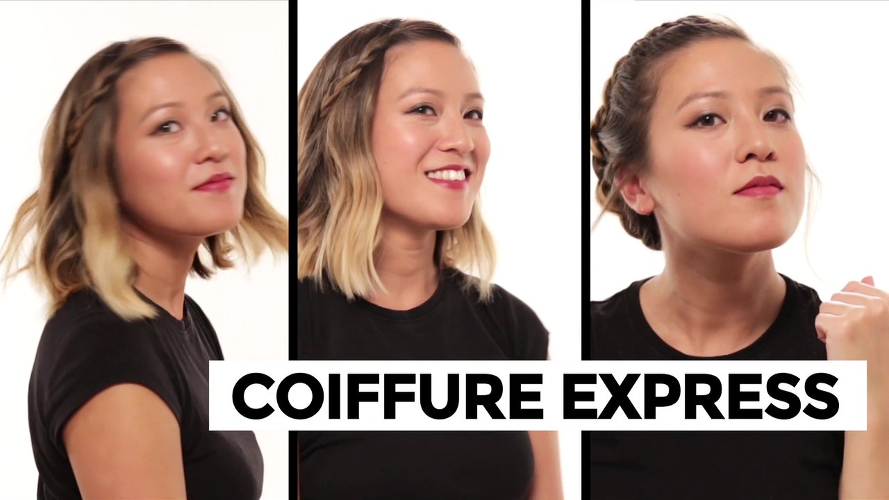 Tuto coiffure express : 3 tresses faciles en moins de 3 minutes