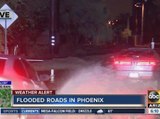 Roadway flooded near 27th Ave and Dobbins