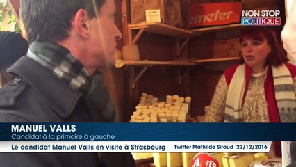 En visite à Strasbourg, Manuel Valls se dit "jeune et crémeux" comme le Munster