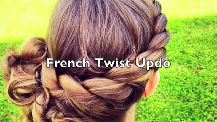 Simple Twist Updo | Braidsandstyles12