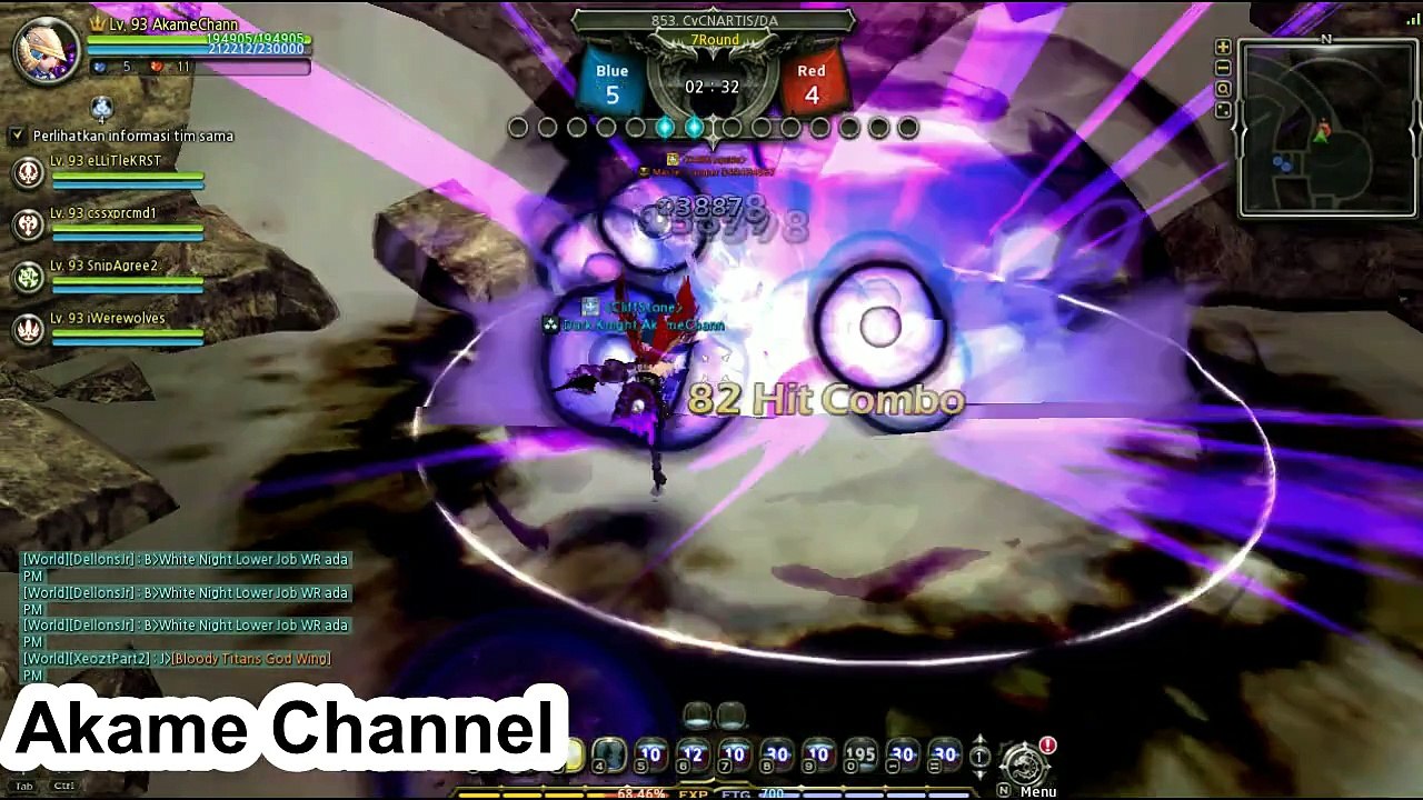 Dragon Nest INA CVC Mode GamePlay Majesty Combo Freak By Akame