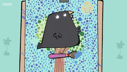 cBeebies Children Cartoon . Wussywat the Clumsy Cat . s01e49 . Paint