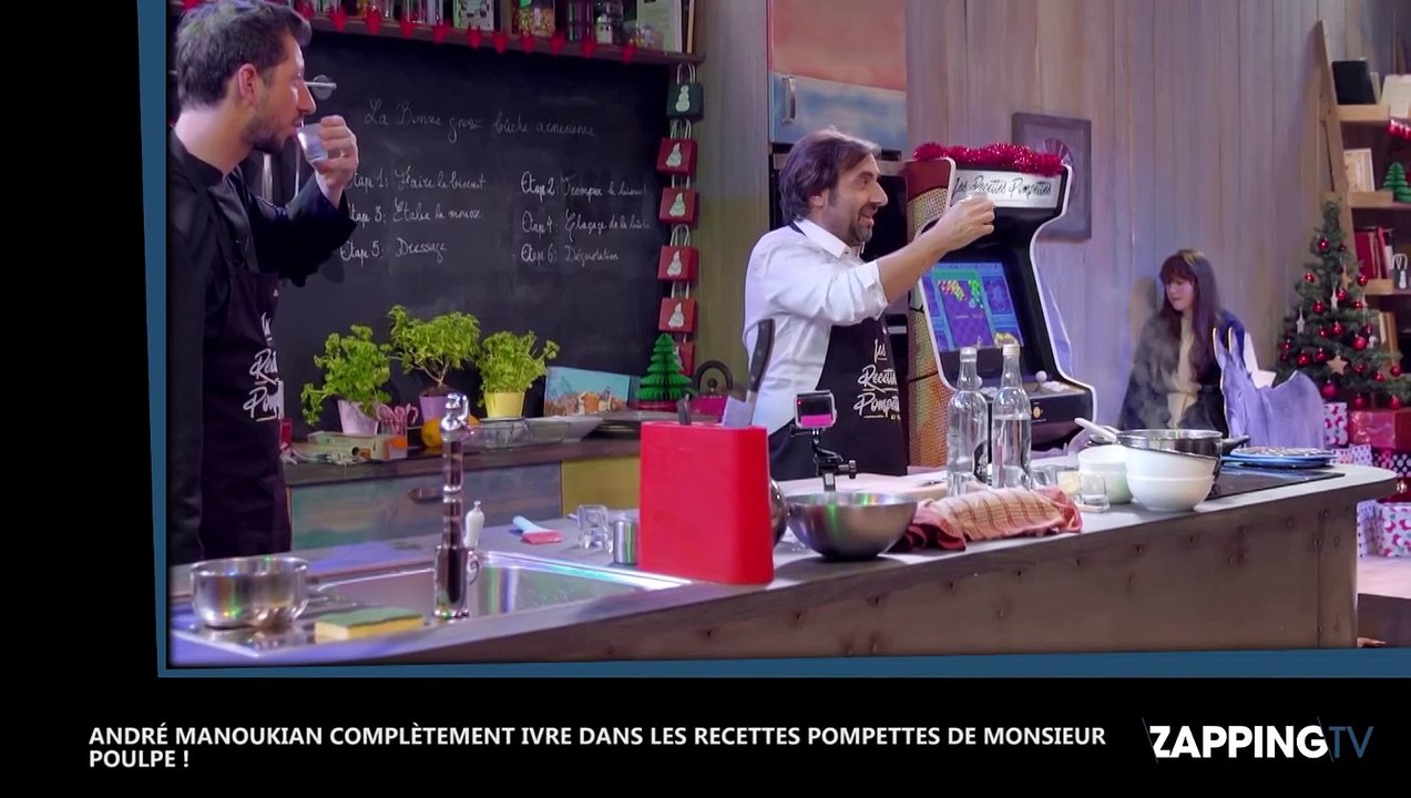 Les Recettes Pompettes Andre Manoukian Completement Ivre Il Drague Lourdement Elodie Frege Video Dailymotion