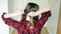 Upside Down Braided Rosette Bun Updo | Flower Braid Hair Tutorial | Braidsandstyles12